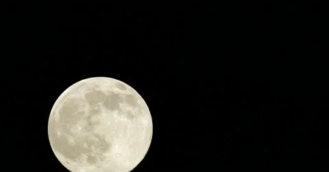 June Strawberry Moon Time Lapse Stock Footage 65041748