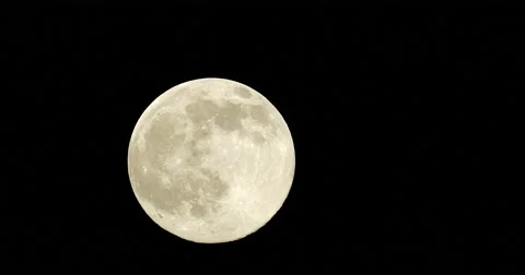 June Strawberry Moon Time Lapse Stock Footage 65041760