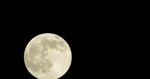 June Strawberry Moon Time Lapse Stock-Footage 65041774