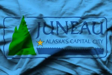 Juneau Alaska Stock Illustration