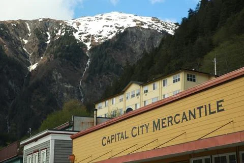 Juneau Downtown Stock Photos