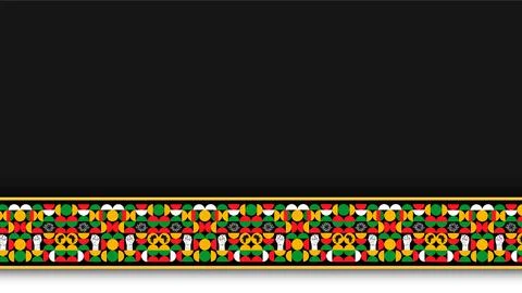 Juneteenth and Emancipation Day Banner Template with Colorful Pan African G.. Stock Illustration