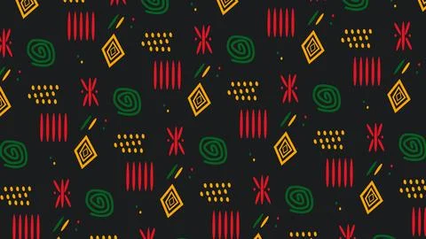 Juneteenth Background Stock Illustration