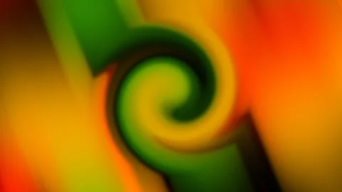 Juneteenth a blurry abstract swirl of orange green and yellow celebrates freedom Video stock 311237441