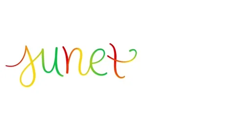 JUNETEENTH colorful animated calligraphy banner Stock Footage 242017765