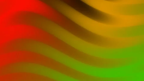Juneteenth day red green and gold wavy abstract art celebrates freedom. Stock Footage 311241206