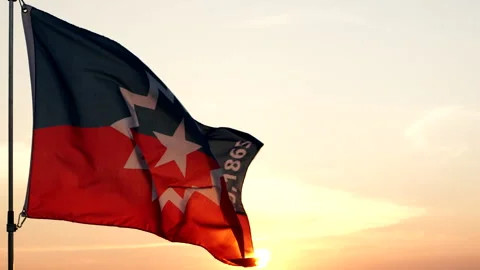Juneteenth Flag, Juneteenth National Independence Day, Celebration Freedom Day Video stock 274148039