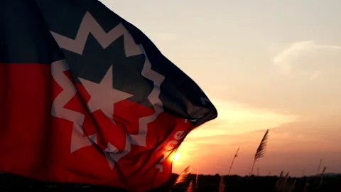 Juneteenth Flag, Juneteenth National Independence Day, Celebration Freedom Day Video stock 274148164