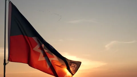 Juneteenth Flag, Juneteenth National Independence Day, Celebration Freedom Day Video stock 274148194