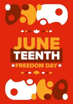 Juneteenth. Freedom and Emancipation day. African-American holiday. Vector art Stock Illustration