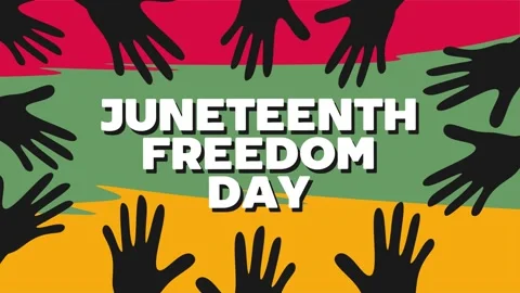Juneteenth Freedom Day for all Black Americans Stock Footage 326743428