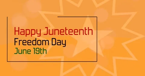 Juneteenth Freedom Day Animation Vídeos de archivo 242038927