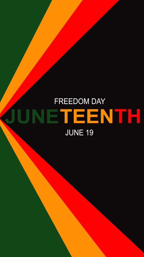 Juneteenth Freedom Day Celebration Motion Background 库存影片 334653986