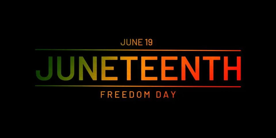 Juneteenth Freedom Day Stock Illustration