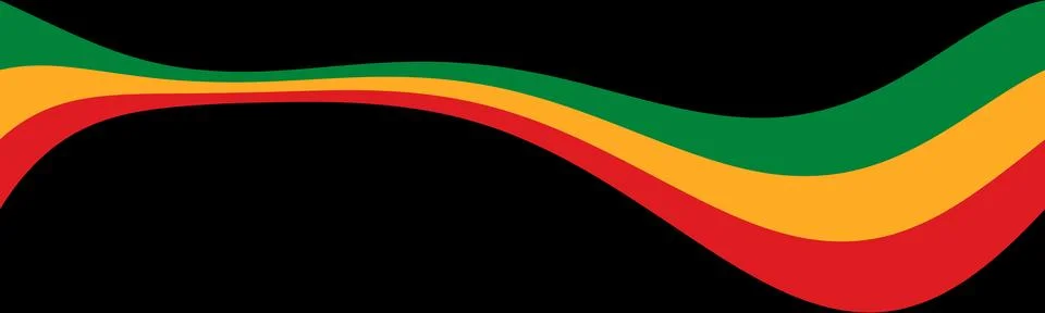Juneteenth, Freedom day vector flag design with Red, yellow and green geome.. Иллюстрация