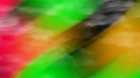 Juneteenth gradient blurred colorful streaks resemble abstract art celebrating f Stock Footage 311244895