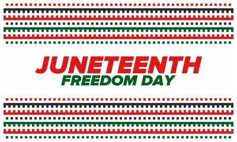 Juneteenth Independence Day. Freedom or Emancipation. African-American history Stock Illustration