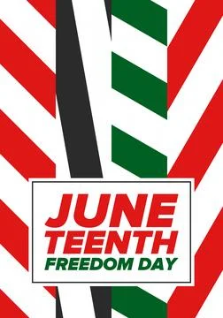 Juneteenth Independence Day. Freedom or Emancipation. African-American history Illustrazione stock