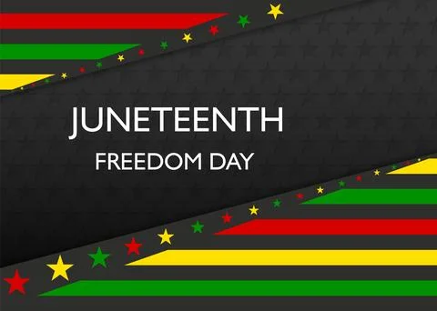 Juneteenth Independence Day Stock Illustration