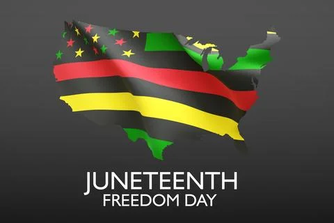 Juneteenth Independence Day Stock Illustration