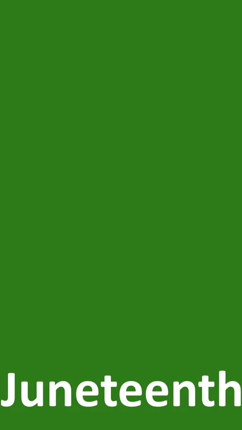 Juneteenth vertical background with broken chains and 3D star Stock Footage 335690960