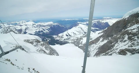 Junfraujoch Peak famous Stock Footage 108132675