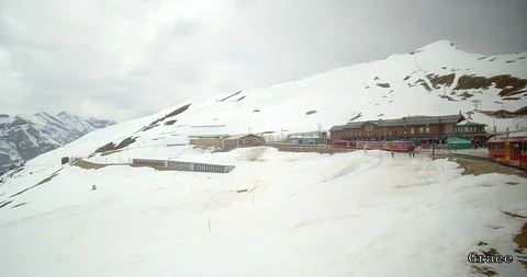 Junfraujoch Peak famous Stock Footage 108132739