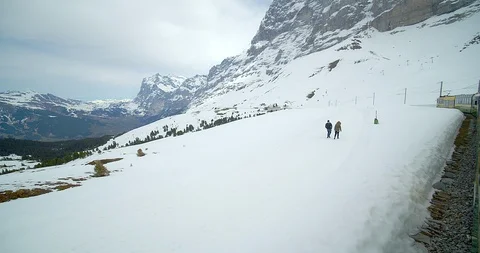 Junfraujoch Peak famous Stock Footage 108133133