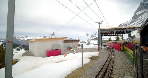 Junfraujoch Peak famous Stock Footage 108134560