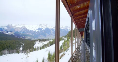 Junfraujoch Peak famous Stock Footage 108199155