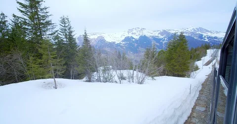 Junfraujoch Peak famous Stock Footage 108199310