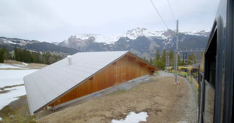 Junfraujoch Peak famous Stock Footage 109143354