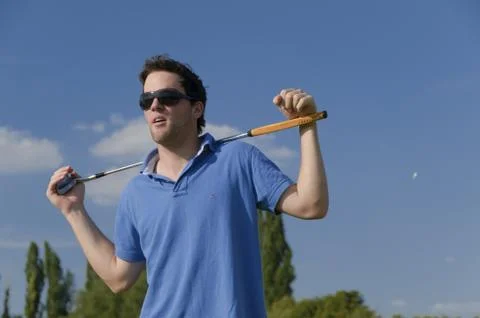 Junge Golfer Stock Photos