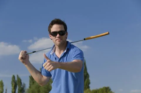 Junge Golfer Stock Photos