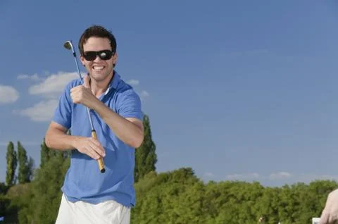 Junge Golfer Stock Photos