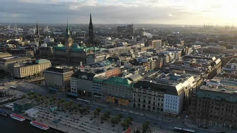 Jungfernstieg Stock Footage 96176814