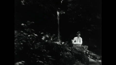 Jungle Bathing 1945 Stock Footage 217976533