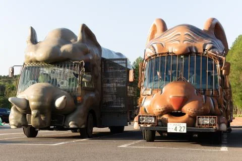 Jungle Buses Stock Photos