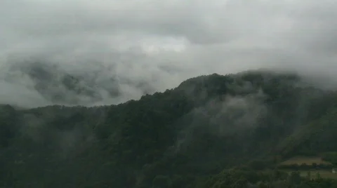 Jungle clouds time lapse 2 Stock Footage 485347
