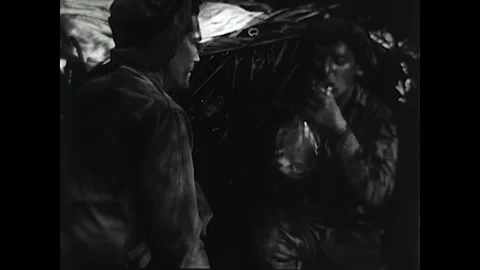 Jungle Dehydration 1945 Stock Footage 217977976