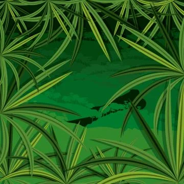 Jungle design Stockillustratie
