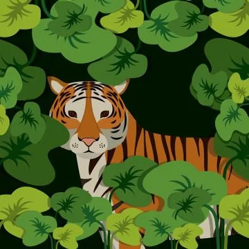 Jungle design Stockillustratie