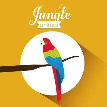 Jungle design Stockillustratie