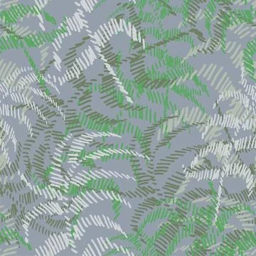Jungle foliage abstract pattern. Stock-Illustration
