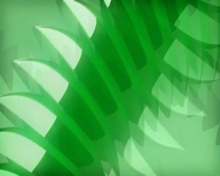 Jungle Grass or Palm Leaves Moving Background Loop Stock Footage