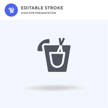 Jungle icon vector, filled flat sign, solid pictogram isolated on white, logo Illustrazione stock