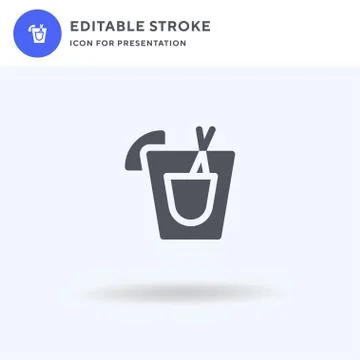 Jungle icon vector, filled flat sign, solid pictogram isolated on white, logo 스톡 일러스트
