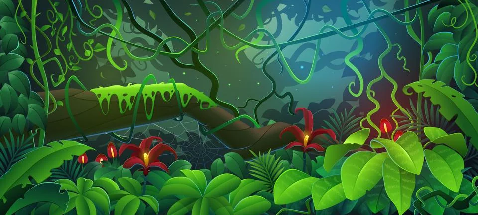 The Jungle Stock Illustration
