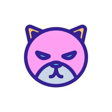 Jungle Panther icon vector. Isolated contour symbol illustration Stock Illustration