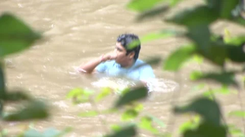 Jungle river Stock Footage 910117